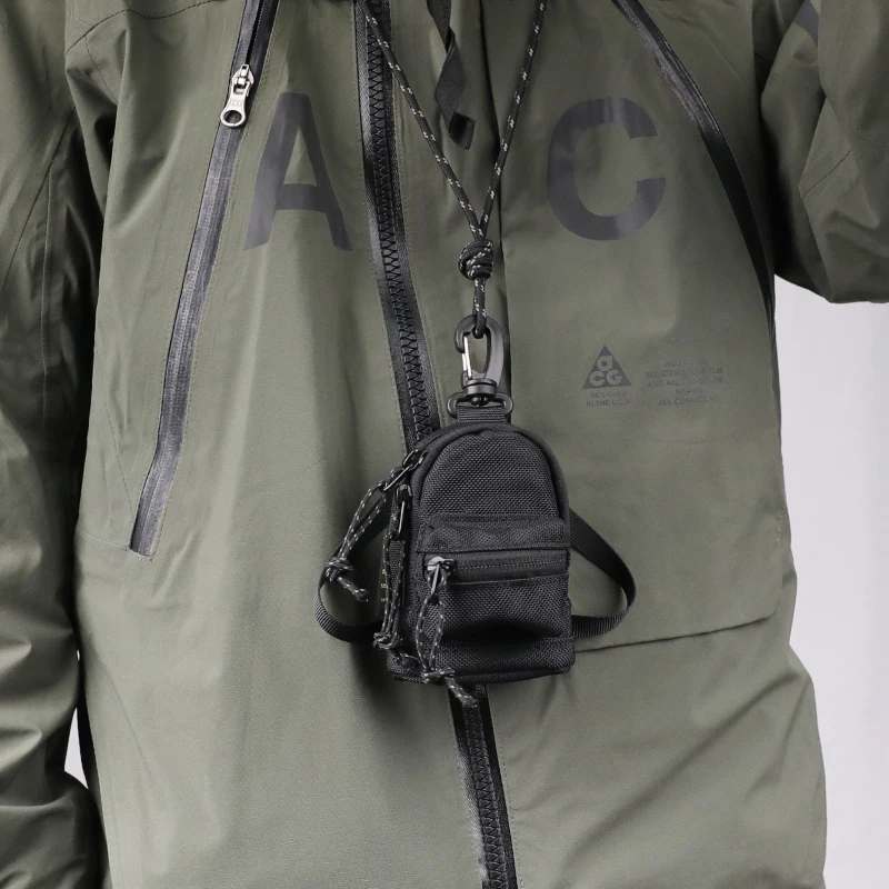 Миниатюрный нейлоновый рюкзак с подвеской модная мужская нагрудная сумка