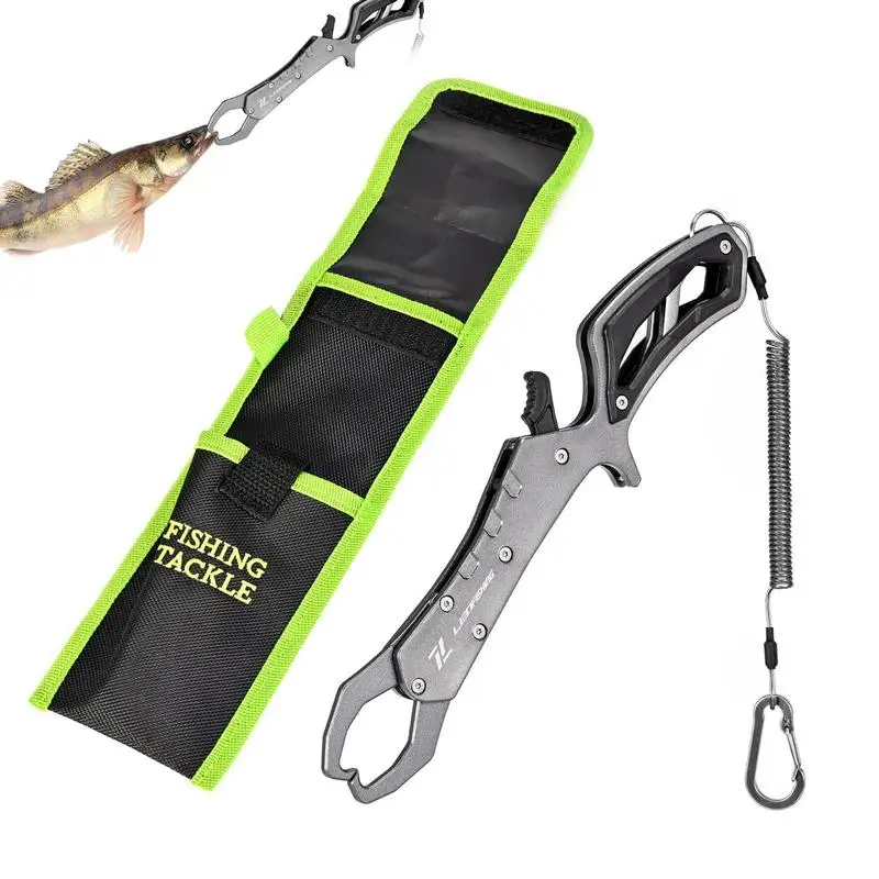 

Рыболовный захват для губ в соленой воде, инструмент, складной контроллер для сомов, держатель, плоскогубцы, контроллер для соленой воды