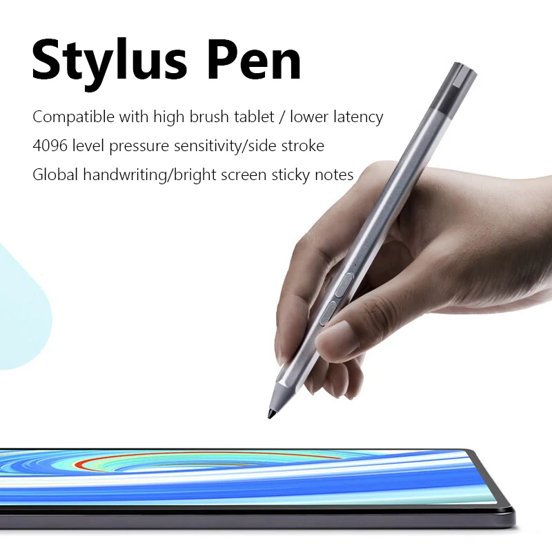 

Smart Tablet Stylus Rechargeable Precision Pen High Sensitivity Level of 4096 Pressure for Lenovo Xiaoxin Pad P11 Plus 2023