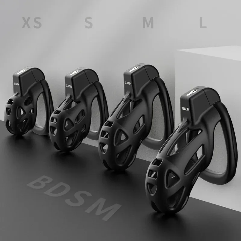 Мужская клетка целомудрия секс-игрушки для члена Sissy Chastity кольцо пениса мужчин 3