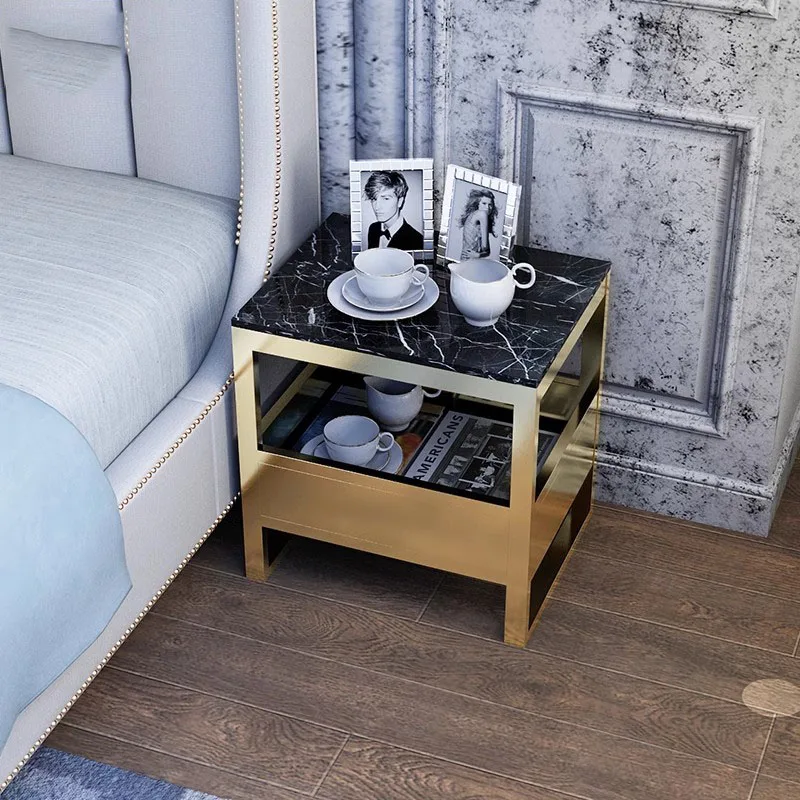 

Space Saving Vanity Nightstands Floor Mute Wood Small Drawers Nightstands European Bedroom Comoda Pra Quarto House Furniture