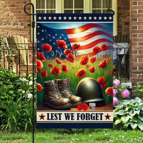 Садовый флаг ко Дню памяти Правед мы забывайте