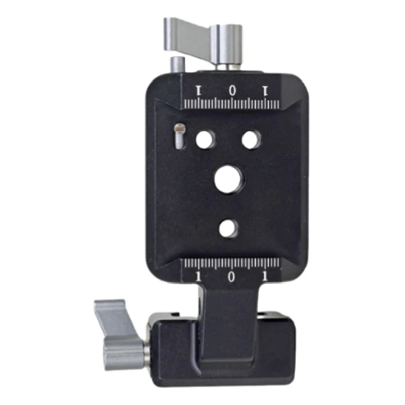 Монтажная пластина зажима для рейки холодный башмак 1/4 3/8 вертикальный адаптер DJI