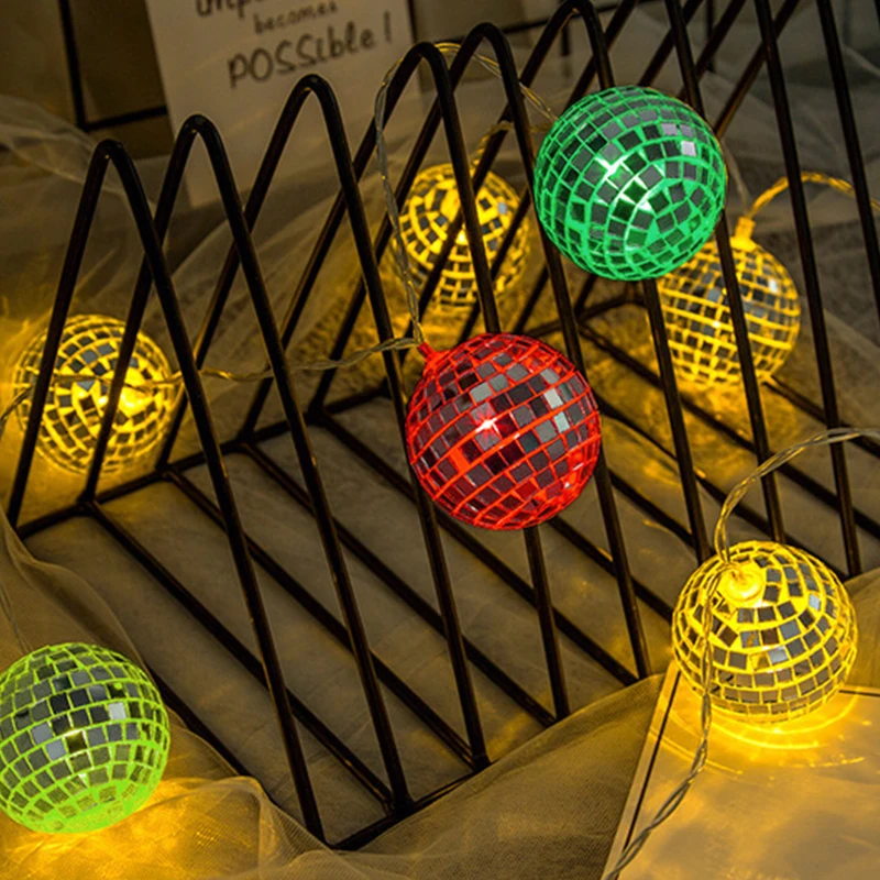 Стеклянная лампа в форме шара декоративная для танцевальных залов праздничная