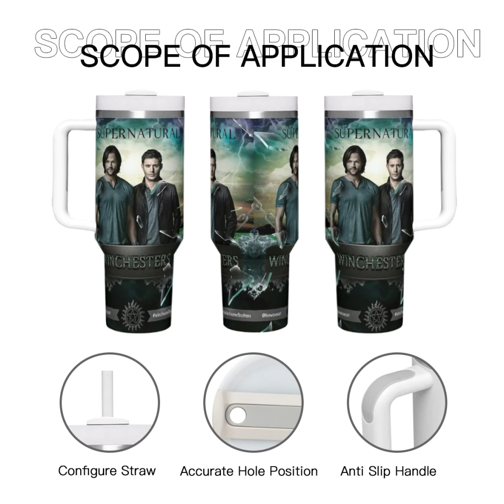 Автомобильные дорожные кружки сериал Сверхъестественное стакан из нержавеющей