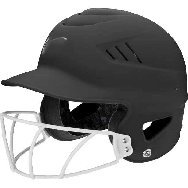 

Coolflo Youth Fastpitch Softball Batting Helmet With Face Guard, Matte Black