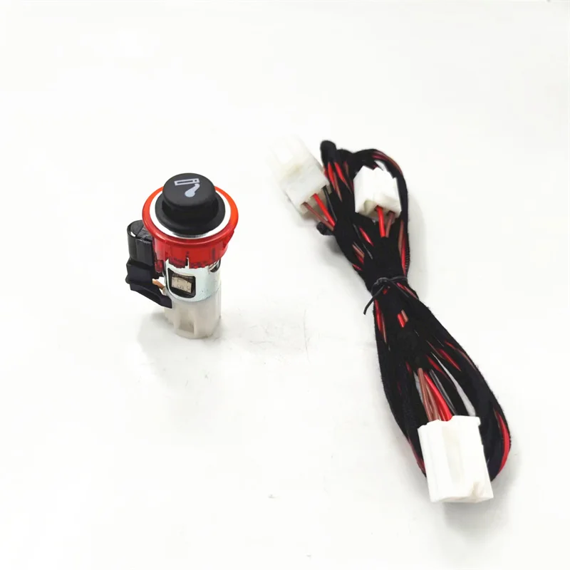 

Красный прикуриватель и жгут проводов для VW Polo Passat B5 Beetle Golf MK4 MK5 Tiguan Caddy Amarok Seat Leon 1J0 919 307