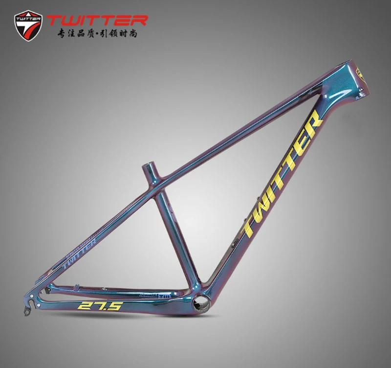 

MTB Carbon Frame Twitter LEOPARDpro 27.5 29 Quick Release 135mm Discolored Mountain Bike Ultralight High Quality