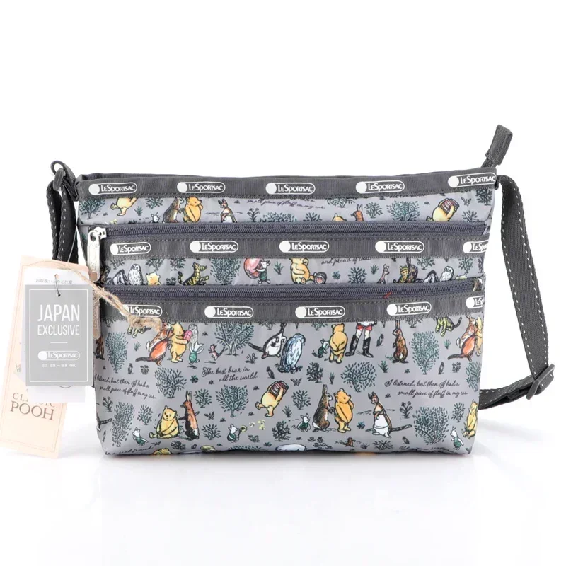 Сумка-мессенджер Lesportsacs 3352 кролик Питер Снупи Микки Маус 19*5*28 см трехслойная