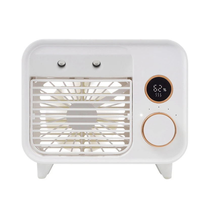 

Mini Air Conditioner Air Cooler Fan Night Light Portable Air Conditioner with Spray for Home Air Cooling Fan