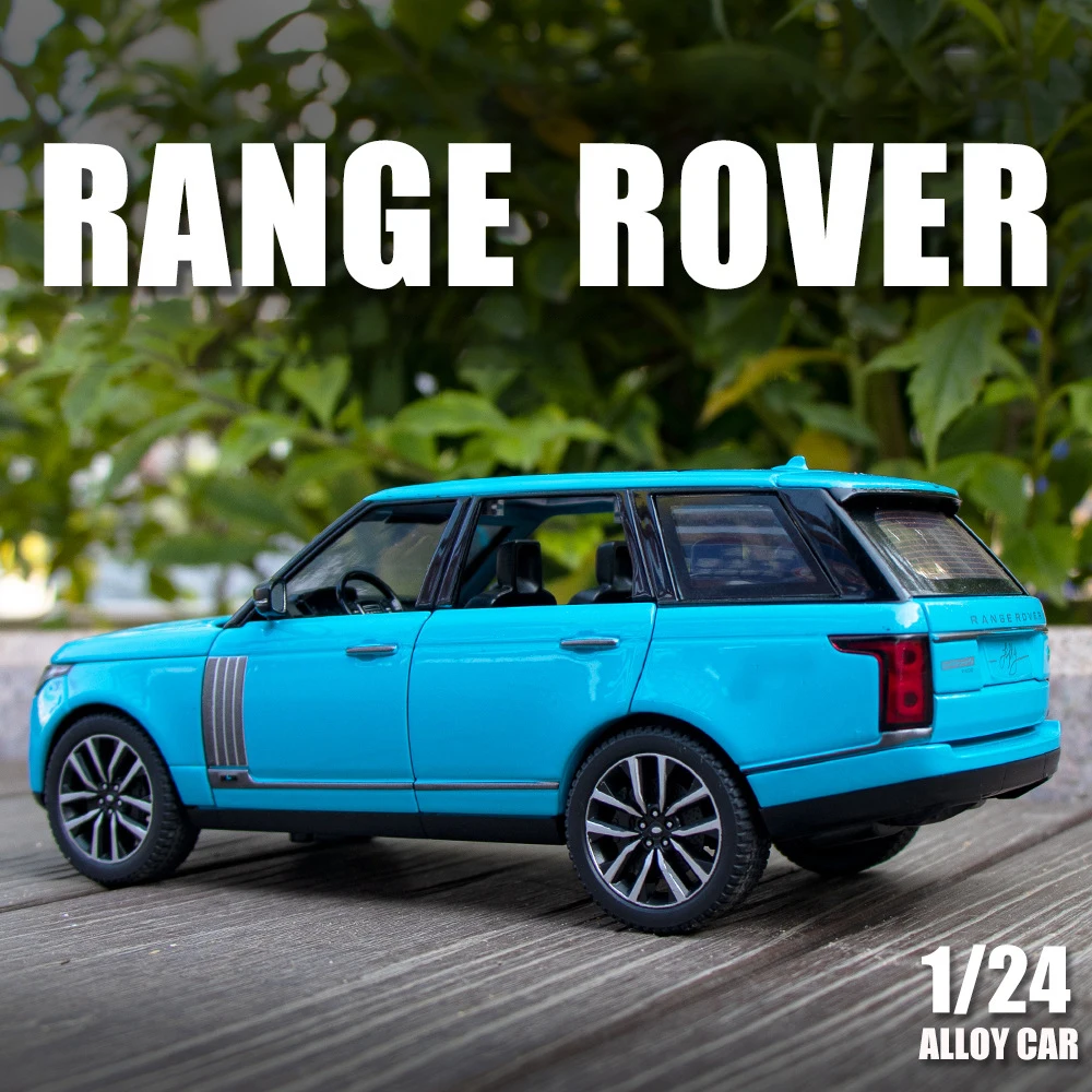 

1:24 RANGE ROVER 50th Anniversary Alloy Diecasts & Toy Vehicles Metal Toy Car Model Sound and light Collection Kids Toy