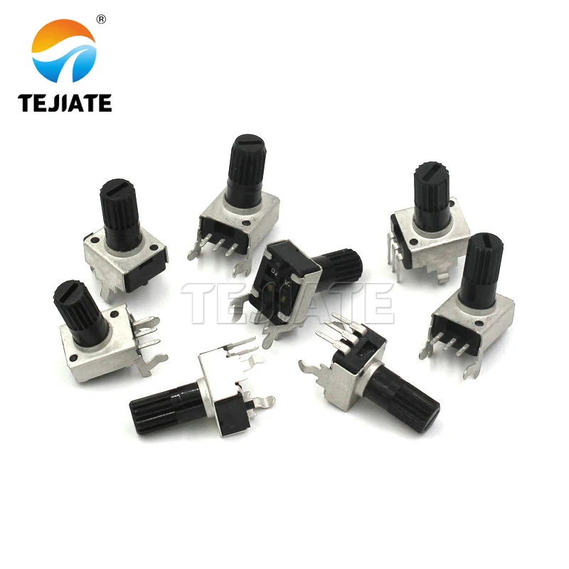 Потенциометр 0932 изогнутые ножки горизонтальный регулируемый резистор