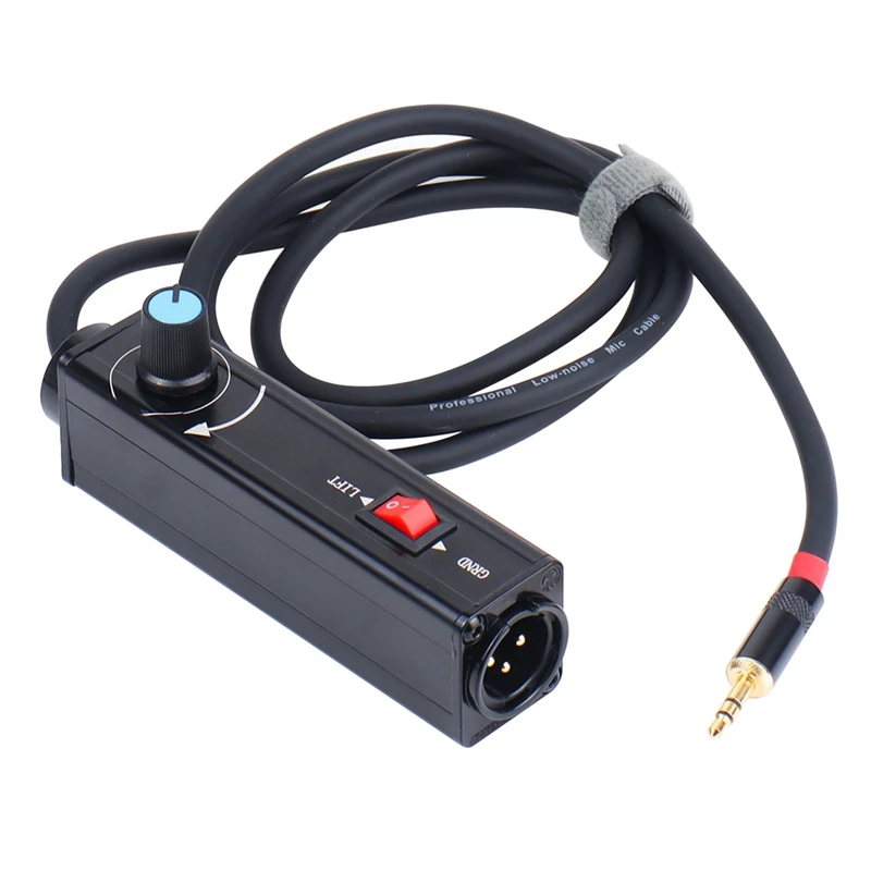 Stereo Ground Loop Isolator 3.5Mm To XLR Audio Noise Suppressor For PC Mixer