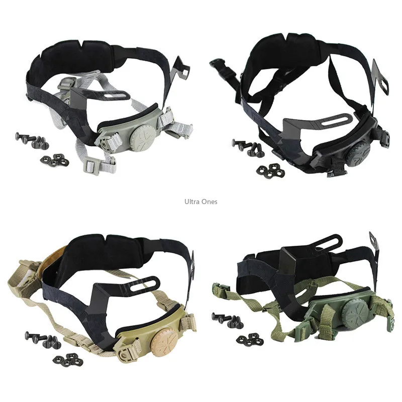 

Tactical Fast Helmet Accessories Adjustable Army Paintball General Suspension Helmet Strap for Airsoft Cs Hunting Helmets
