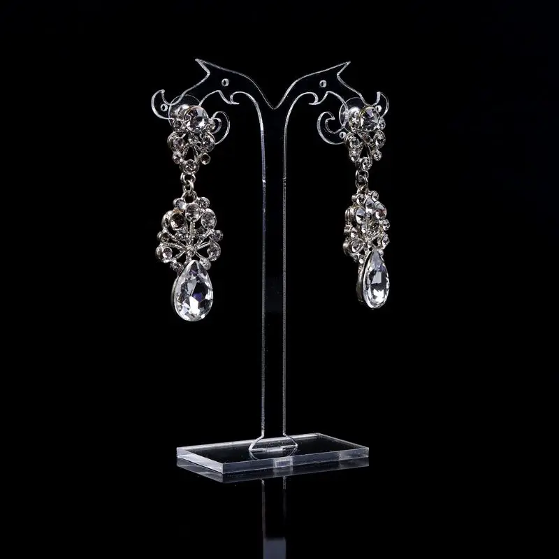 

1 Set Earrings Shelf Display Rack Acrylic Showcase Jewelry Stand Holder Organizer Gifts Tree Shape for Creative Decorati Y08E