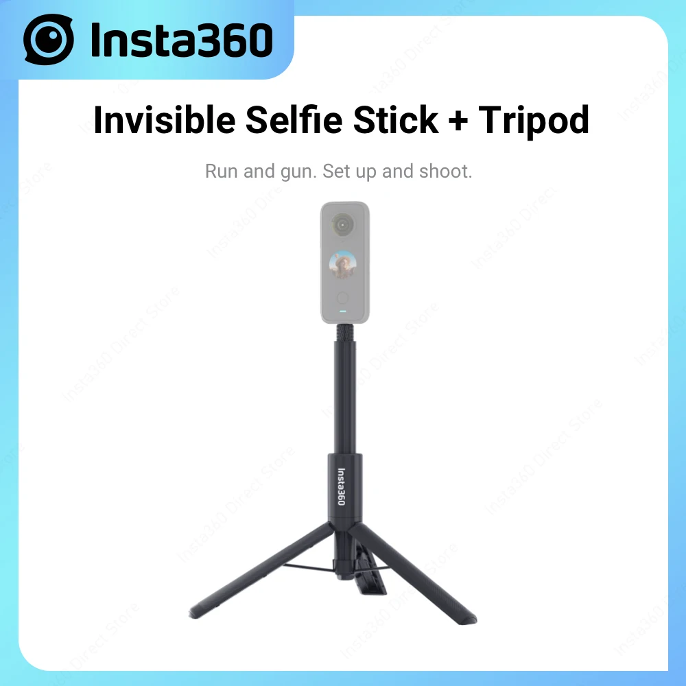 Невидимая селфи-палка Insta360 2 в 1 + Совместимость со штативом X3 один RS (1 дюйм 360