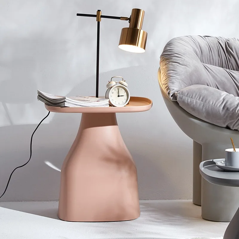 

Nordic Tea Tables Living Room Sofa Table Side plastic Table Modern Lounge Tables Creative Nightstands Mobile Home Furnitures