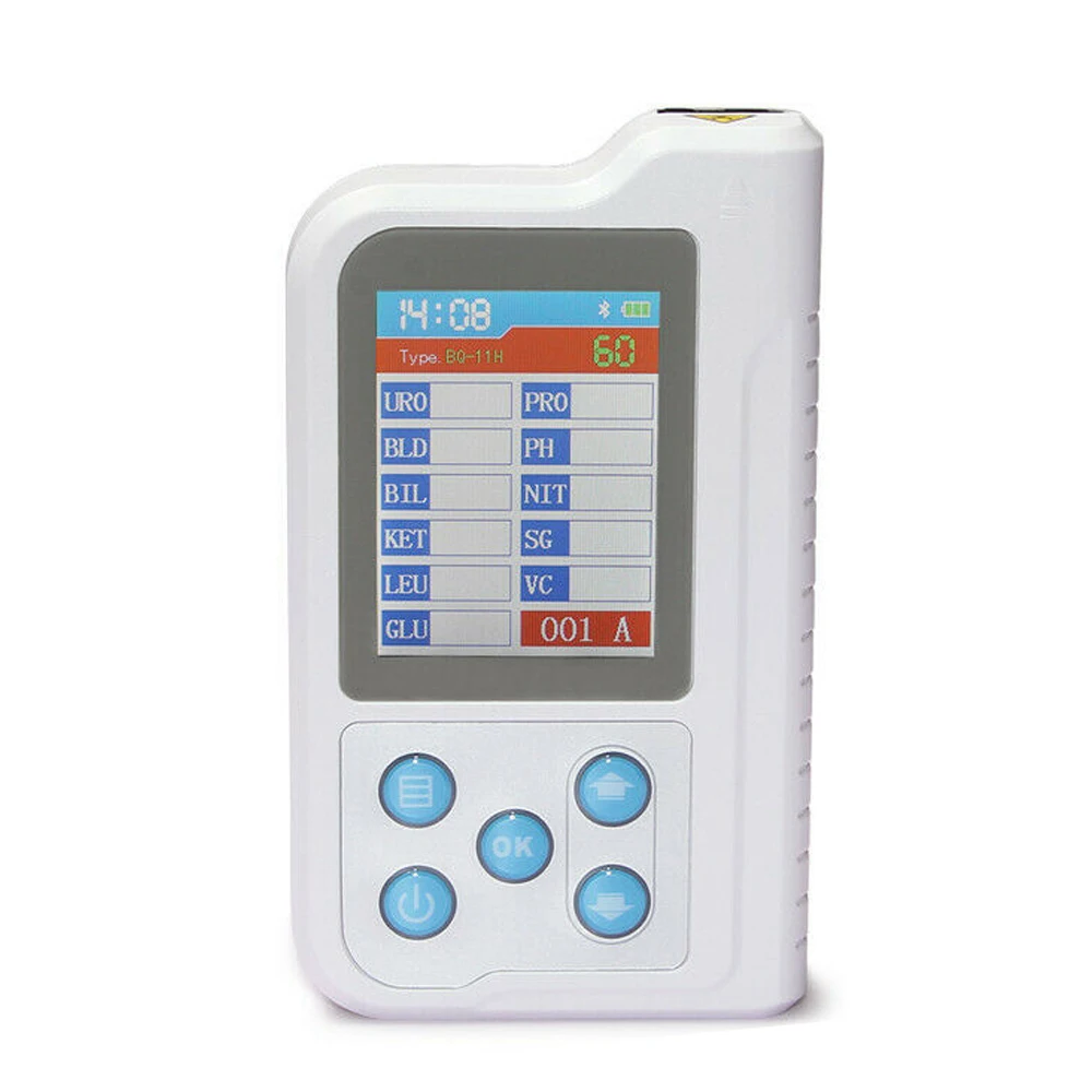 

BC401 BT Portable 2.4'' LCD Urine Analyzer 11 Parameter 100PCS Test Strip High-precision Intellectual Instrument