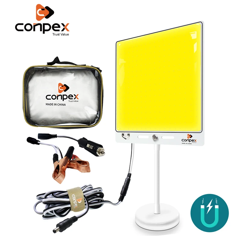 

Суперъяркий фонарь для кемпинга и палатки, 47 Вт, светильник онарь для работы на открытом воздухе, 4600 лм, перезаряжаемый Магнитный фонарь для ...