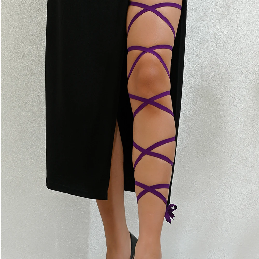 Повязка на руку в стиле панк эластичная накидка перекрестные лямки пикантные