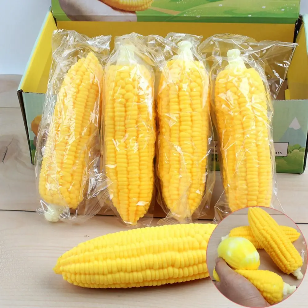 

Simulation Corn Fidget Simulation Corn Slow Rising Soft Simulation Corn Pinch Toys Rubber Mini Vent Corn Toy Kids Gift