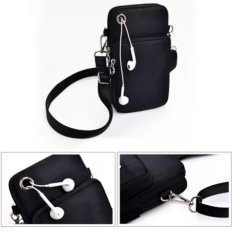 Универсальный чехол-кошелек для Samsung, чехол на плечо с принтом золотых цветов и надписей, спортивный карман для бега