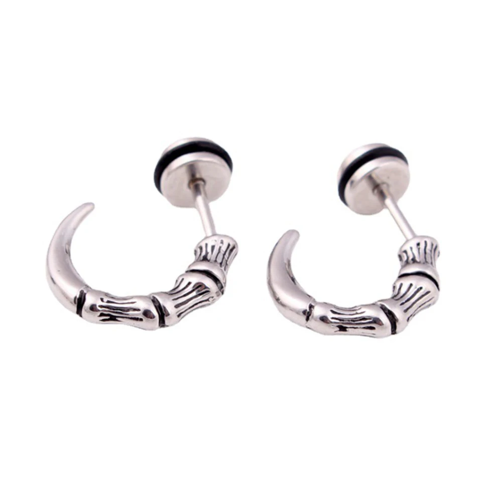 Винтажные серьги-гвоздики с орлиным когтем для женщин и мужчин модные