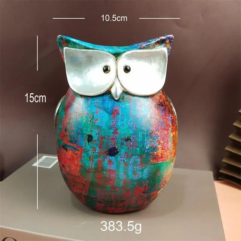Статуи для скандинавского стиля картина из смолы совы искусство украшения дома