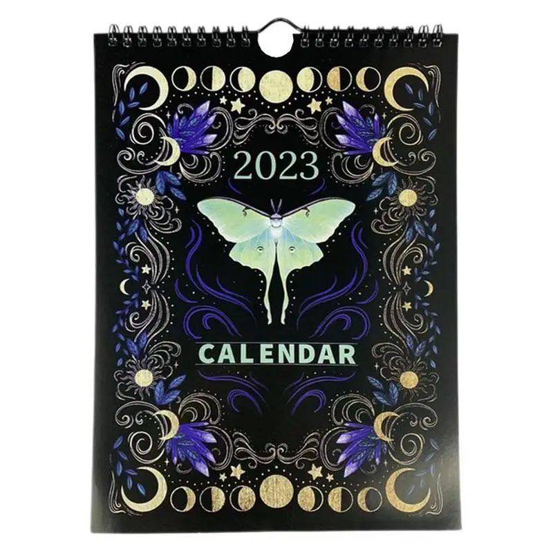 

Lunar Calendar 2023 Dark Forest Lunar Calendar With 12 Illustrations Mysterious Animals Calendars Wheel Of Phase Astrology Art