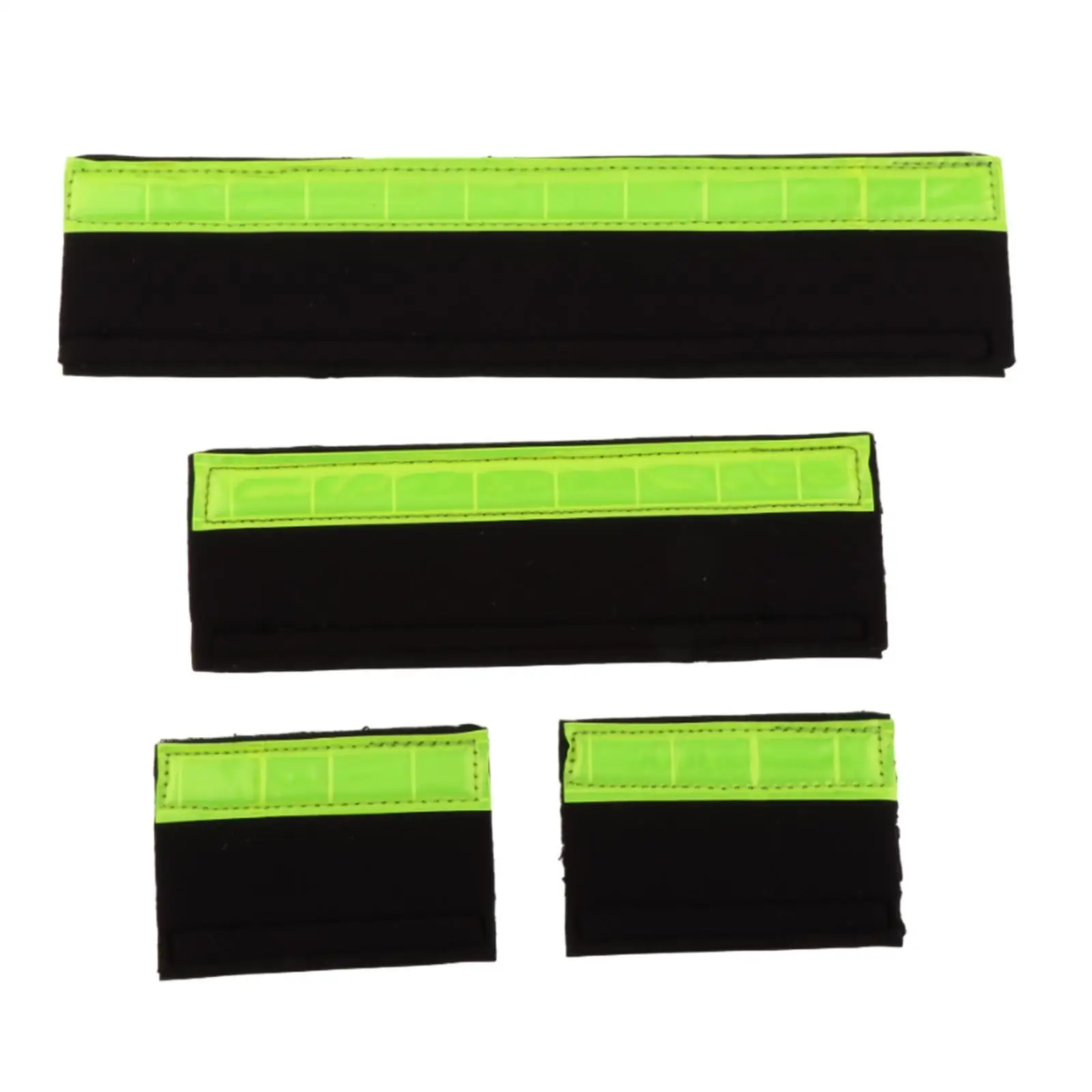 4 шт. защитный чехол для носовой полосы с подкладкой лошади и светоотражающими