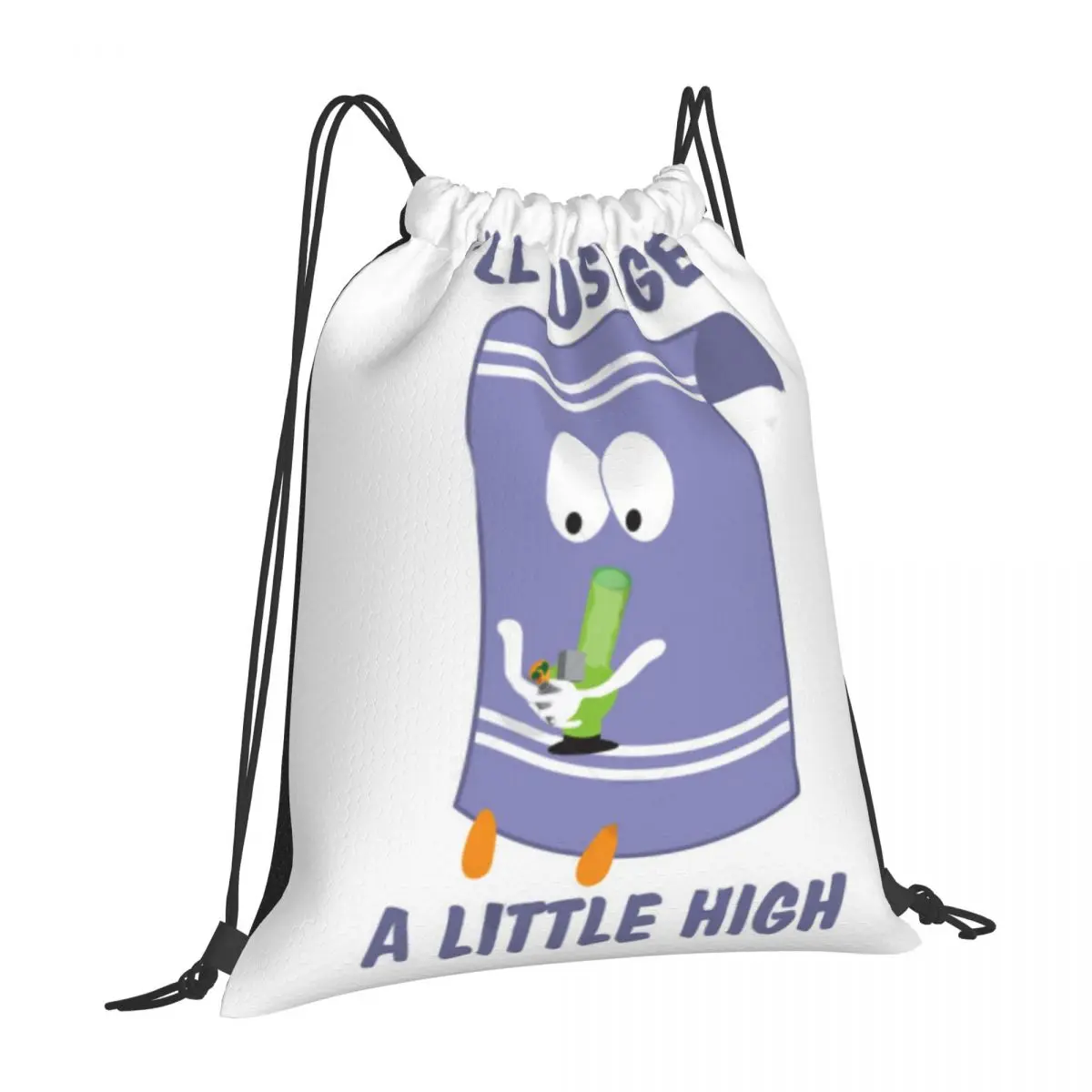 

Southpark Towelie No Idea 2042 Drawstring Bags Backpacks Print Outdoor Travel Organizer Storage Bags Portable Sports Bag