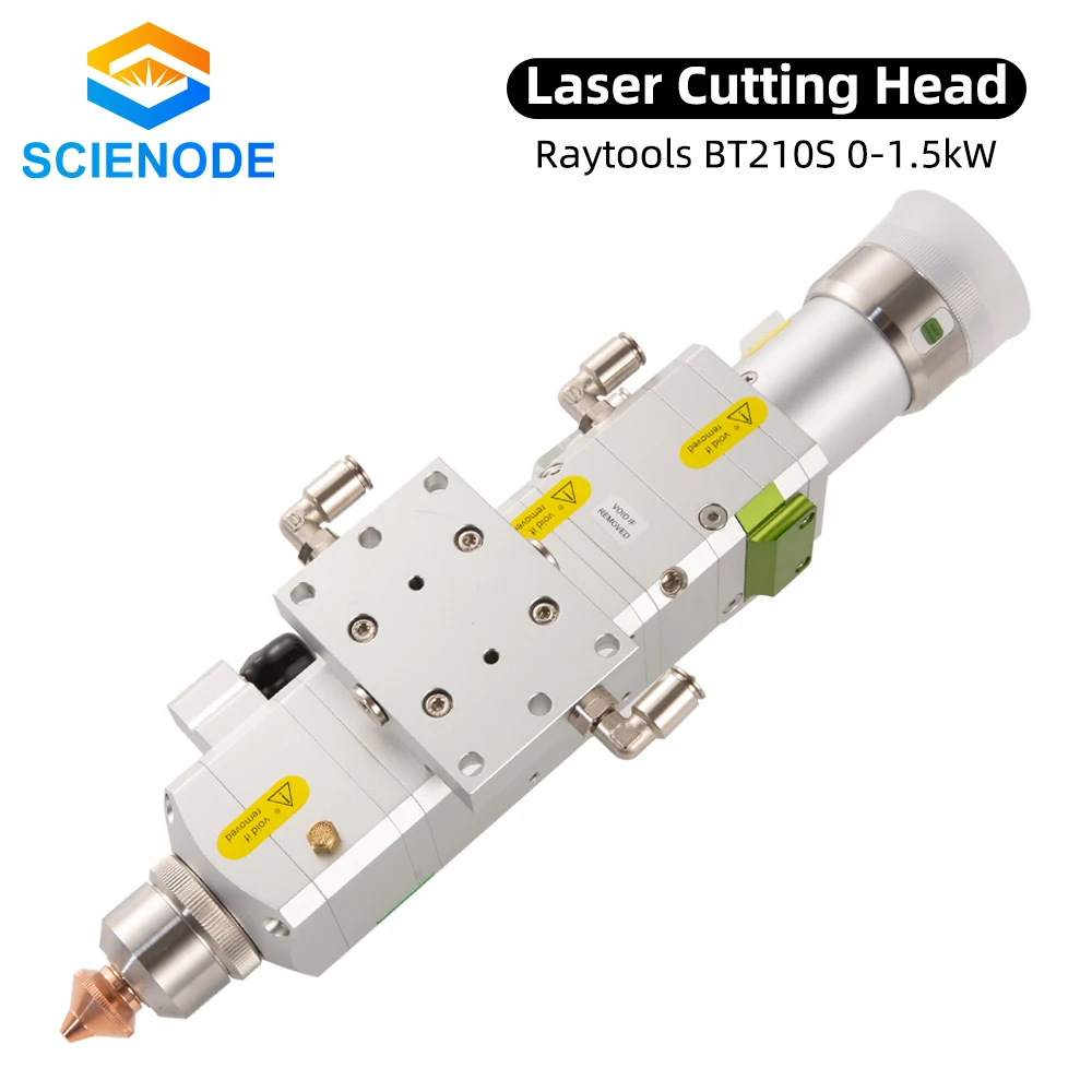 Scienode Raytools BT210S 0-1.5kW Fiber Laser Cutting Head Manual Focus for Raycus IPG Fiber Laser Cutting Machine BT210