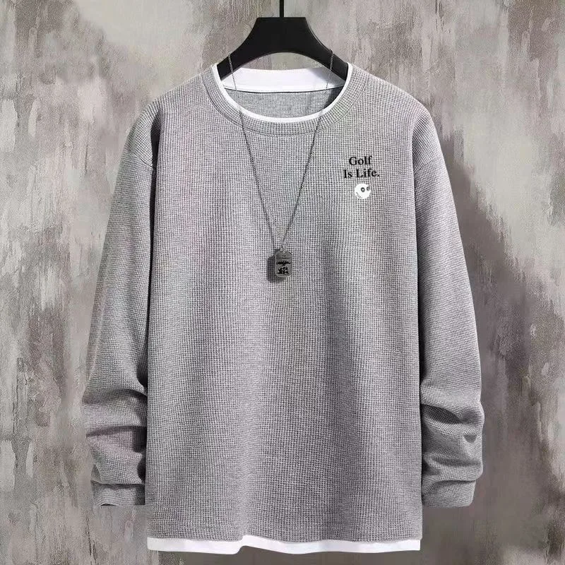 2022 Autumn Men Golf Top Wear Men's Golf Clothing Golf Long Sleeve Tennis T-shirts Men Golf Wear Malbon Golf Sweater