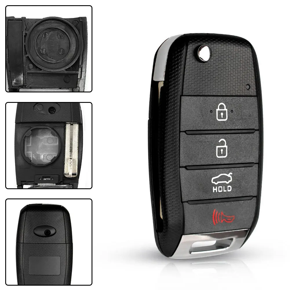 

1x фотоэлемент для Kia Optima Soul Sportage Rio Fob 4 кнопки TOY48 Blade Высокое качество фотоэлемент
