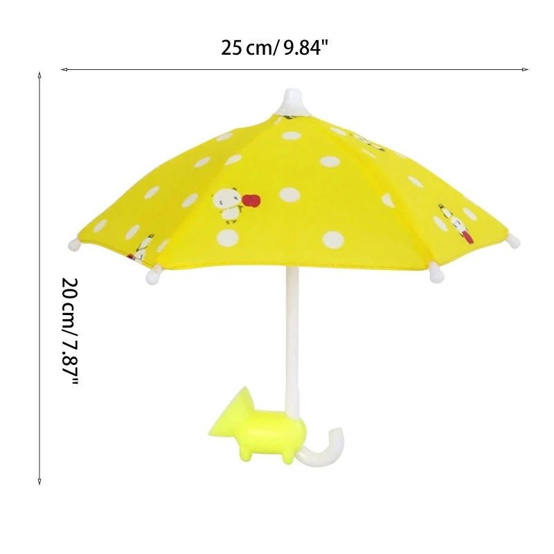 Mini Umbrella Phone Stands for Sun Shield Mount for Outdoor for Creative Sunshad U4LD images - 6