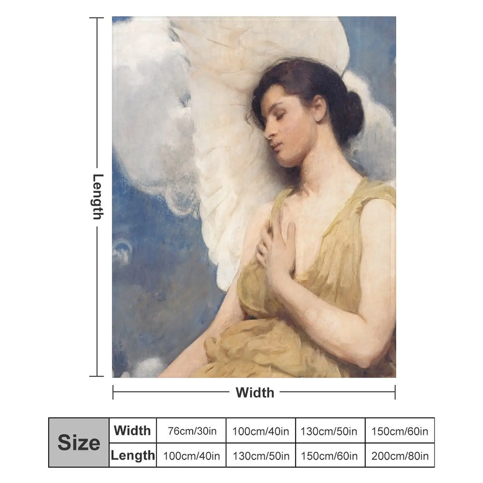 Крылатая фигура- Abbott Handerson Thayer одеяло термобелье для путешествий роскошные