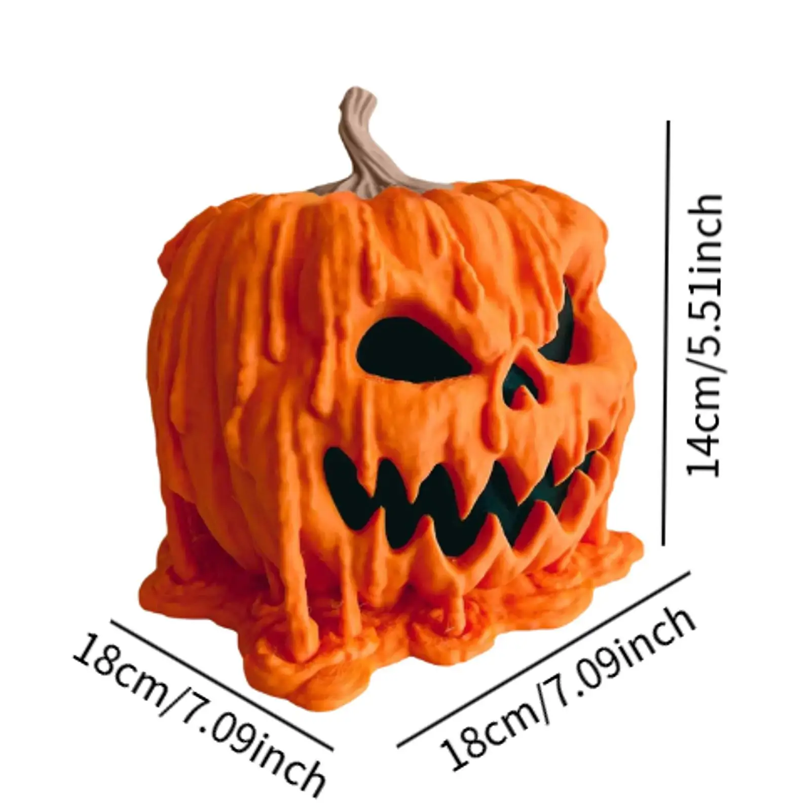 Хэллоуин чаша для конфет тыква держатель с крышкой оранжевый декор вечеринки