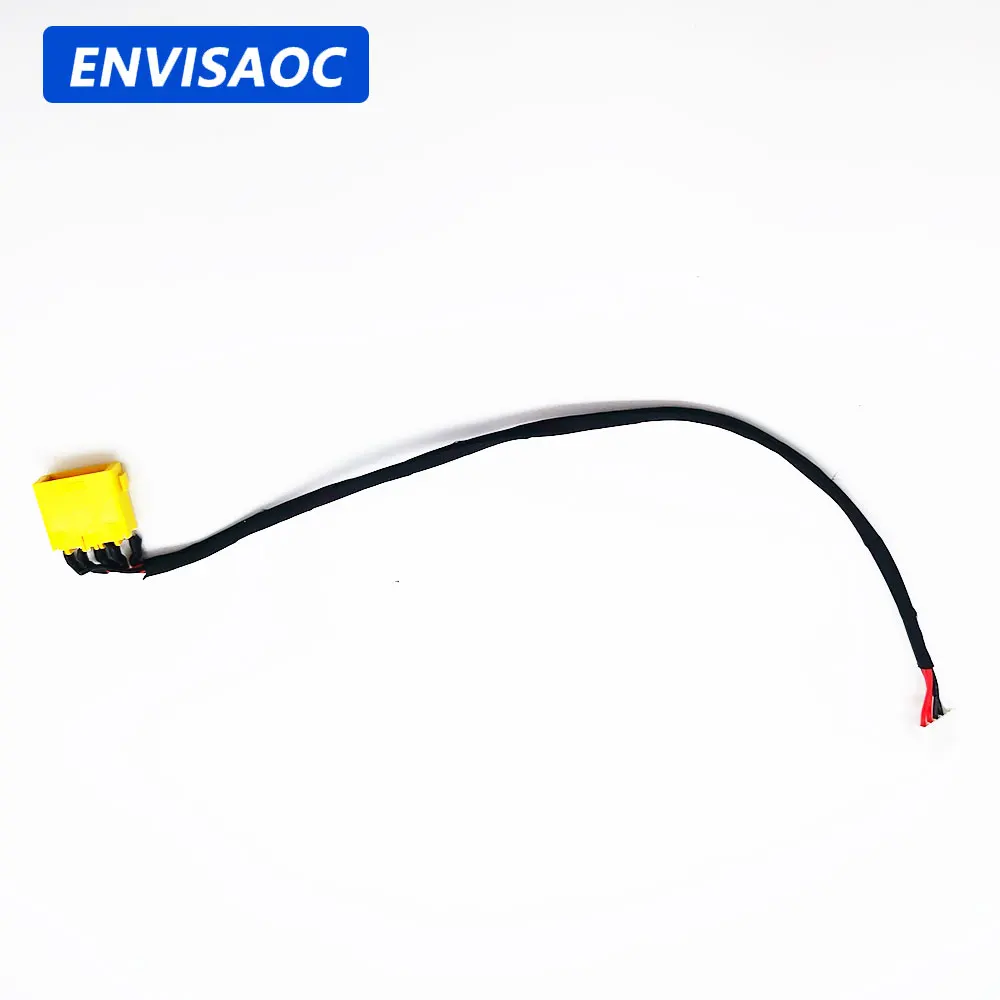 Разъем питания постоянного тока с кабелем для ноутбука Lenovo IdeaPad U330 U330P U330T, гибкий кабель для зарядки ноутбука, DD0LZ5AD000, 20 см