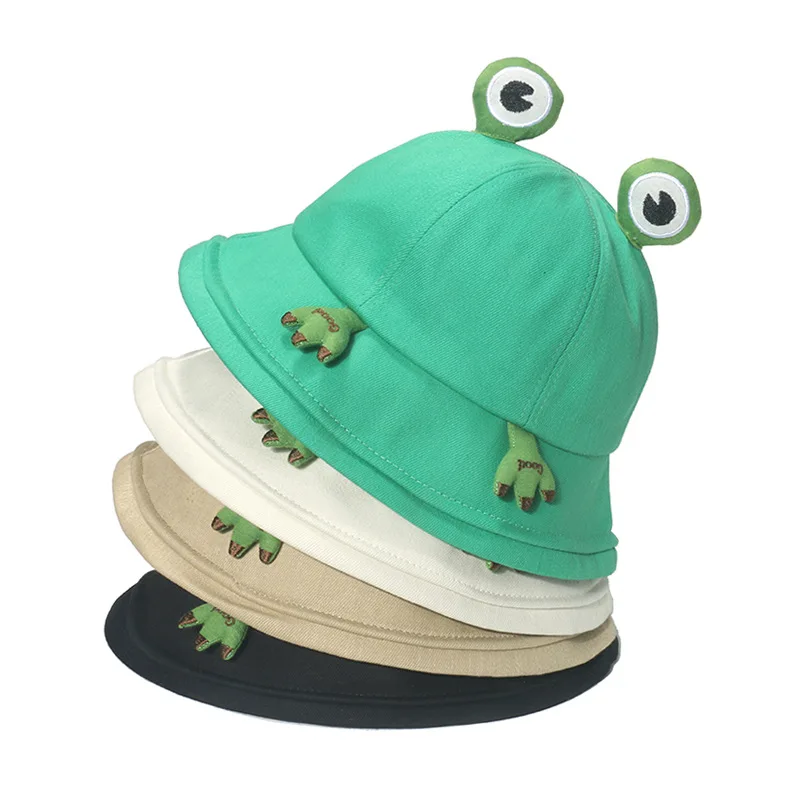 

2022 Frog Hat Summer Bucket Hats for Women Men Panama Fishing Cap Fisherman Caps Gorro Mujer Gorras Casquette Chapeau Femme Muts