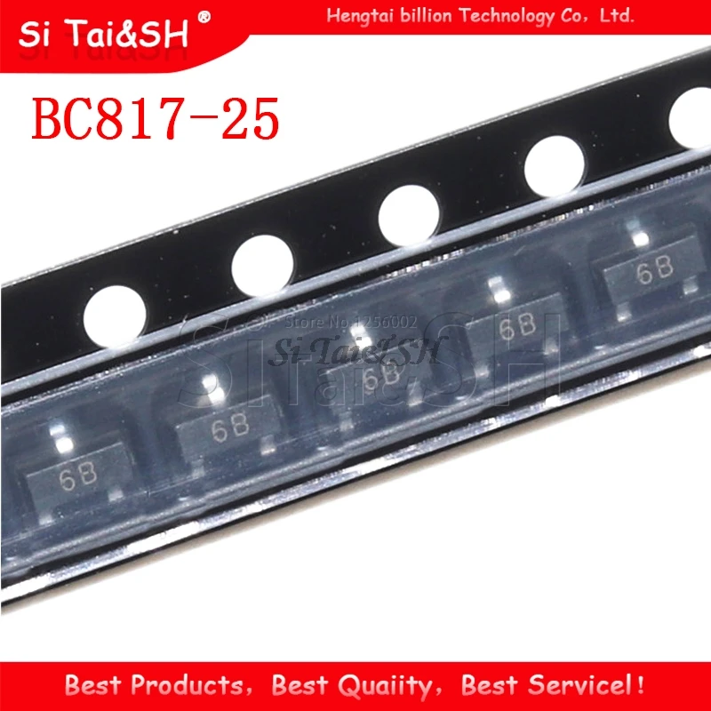 100PCS BC807-25 BC807-40 BC817-25 BC817-40 BC846B BC847B BC847C BC848B BC856B BC857B SOT23 transistor New original - купить по
