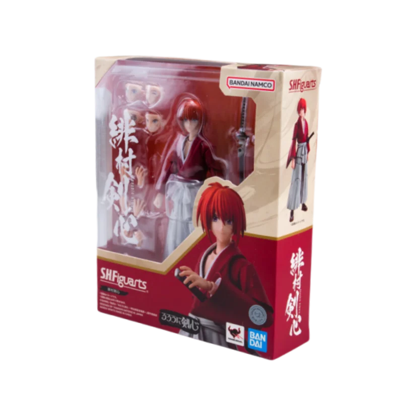 Оригинальные фигурки героев аниме Bandai Rurouni Kenshin SHF HIMURA KENSHIN коллекционные игрушки