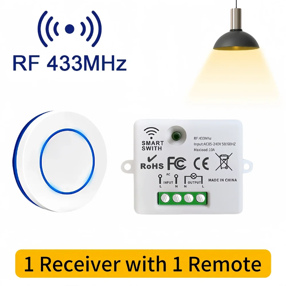 

Беспроводной пульт дистанционного управления kebidu 433MHz