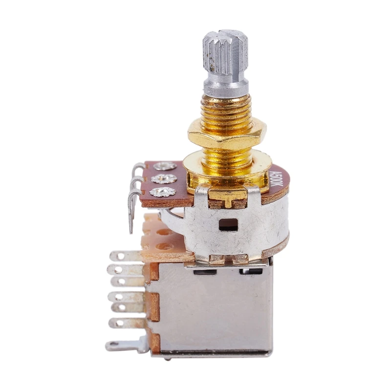 

Guitar Pots 500K Short Split Shaft Audio Taper Push/Pull Potentiometer