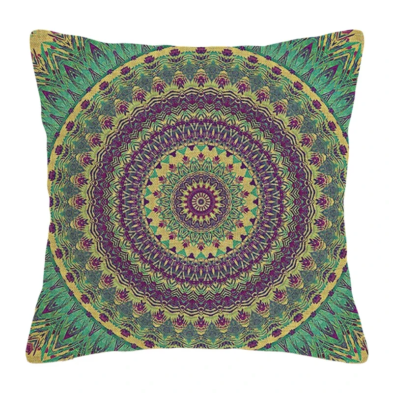 Декоративная наволочка для подушки в стиле бохо 45 х45 см 40 х40 60 х60