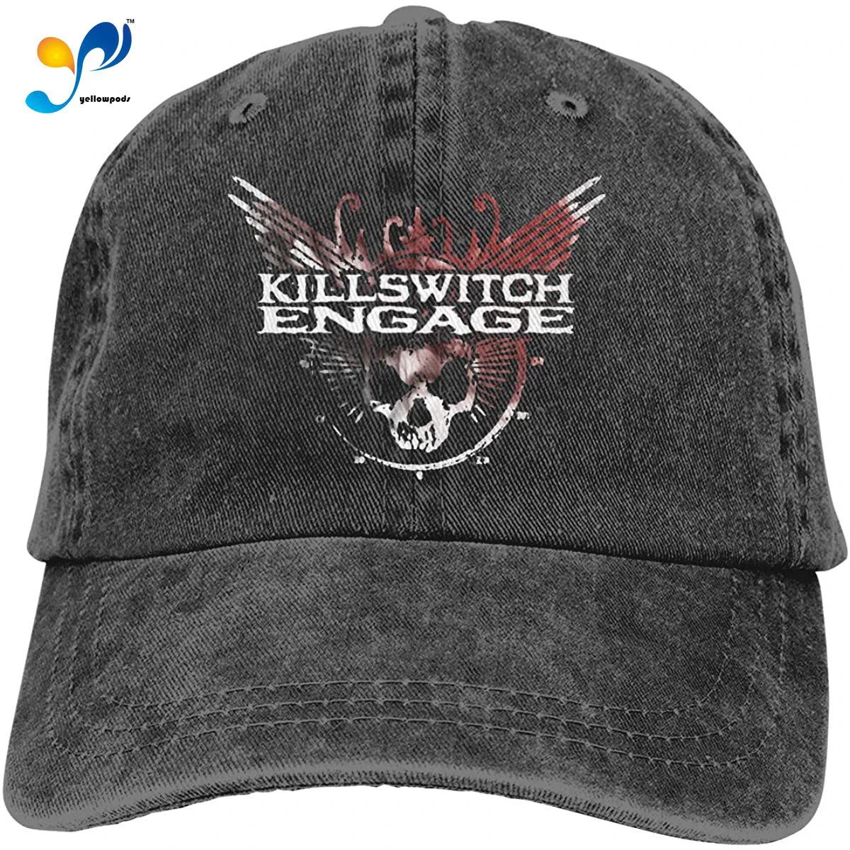 

David E Everett Killswitch Engage Denim Hat Fashion Can Adjust Denim Cap Baseball Cap Unisex Sombreros De Mujer Y De Hombre.
