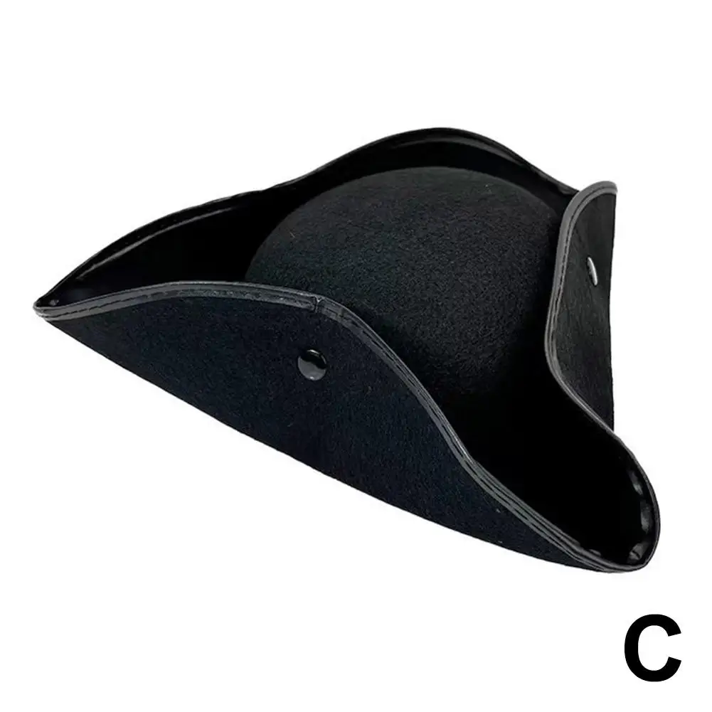 Пиратская шляпа для выступления на сцене коричневая имитация старых