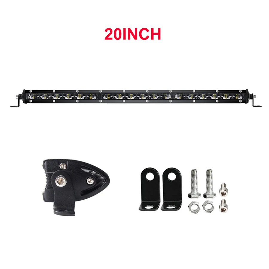 

6D 8 "14" 20" Прожектор Светодиодная панель Offroad Slim Barra Светодиодная рабочая панель для грузовика, квадроцикла, автомо...