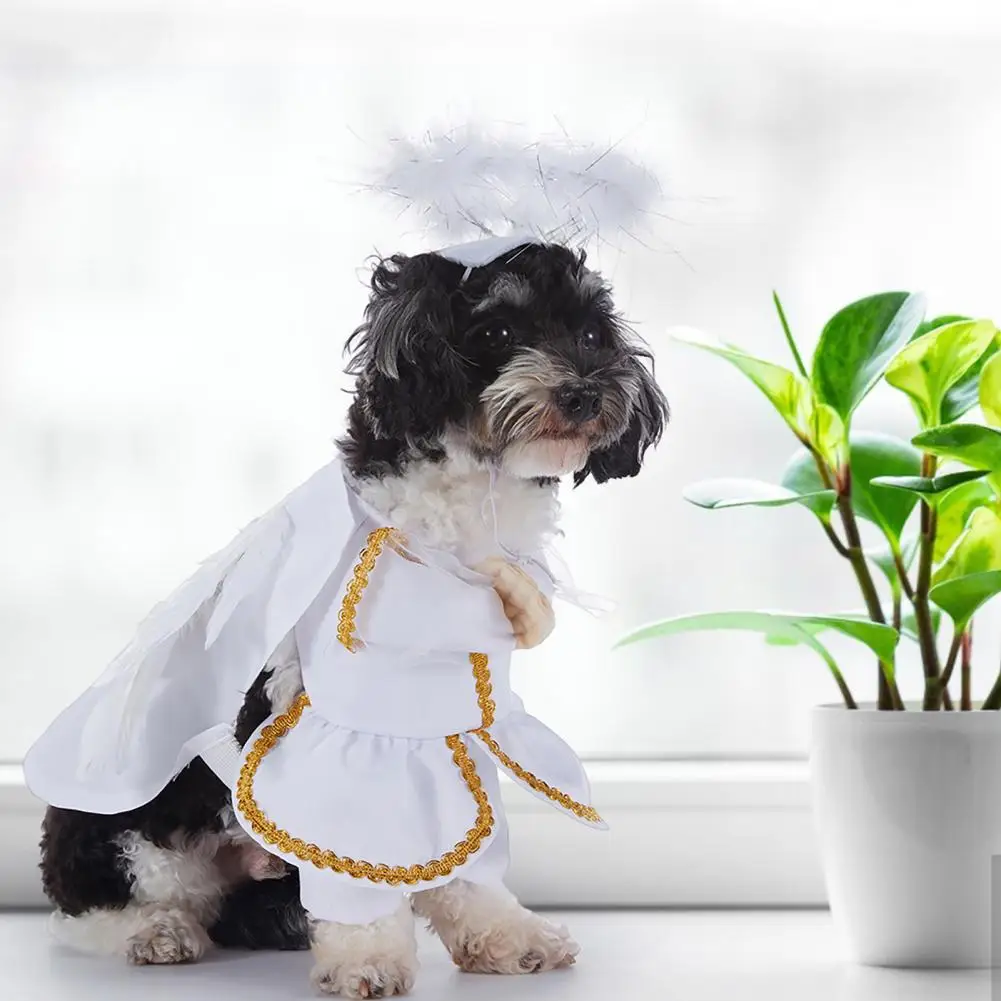 

Pet Funny Clothes Funny Pet Costume Soft Breathable Outfits for Halloween Christmas Adjustable Easy to Wear Apparel for Dogs Fun
