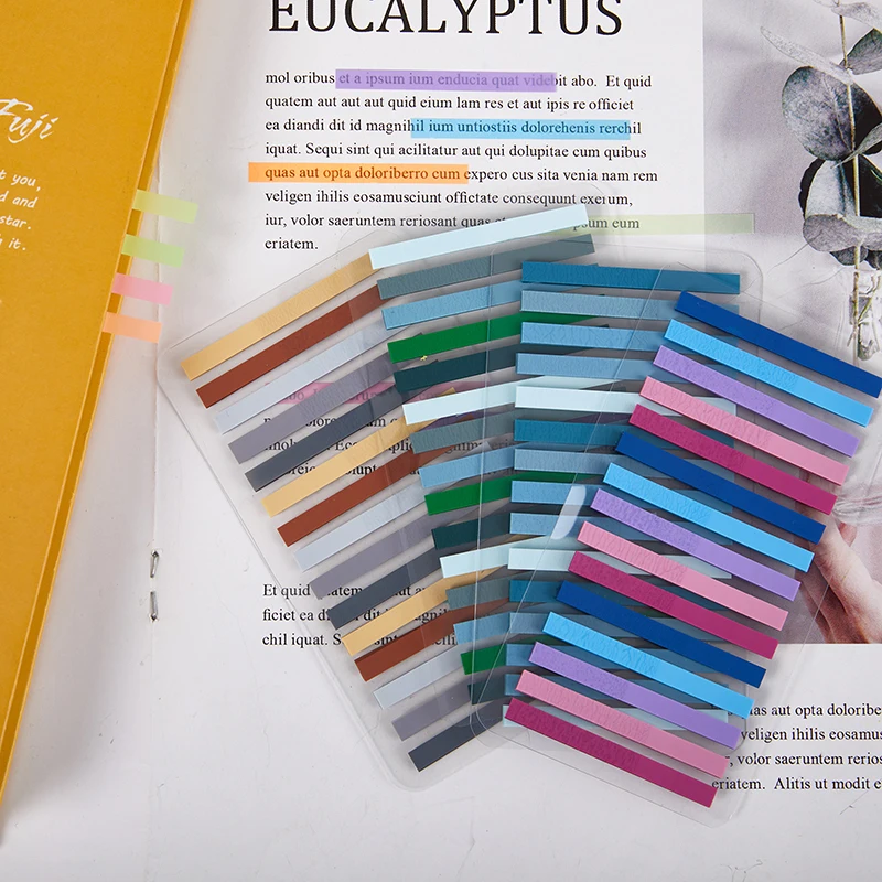 

300 Sheets Color Self Adhesive Memo Pad Sticky Notes Bookmark Sticker Marker Memo Sticker Paper Office School Supplies