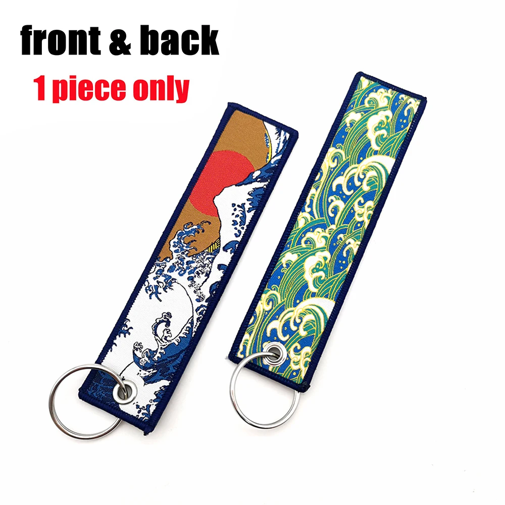 

Новое поступление JDM, брелок в культурном стиле, вышитый нейлоновый тканый индивидуальный модный брелок для ключей для LUCKY CAT, начальный D